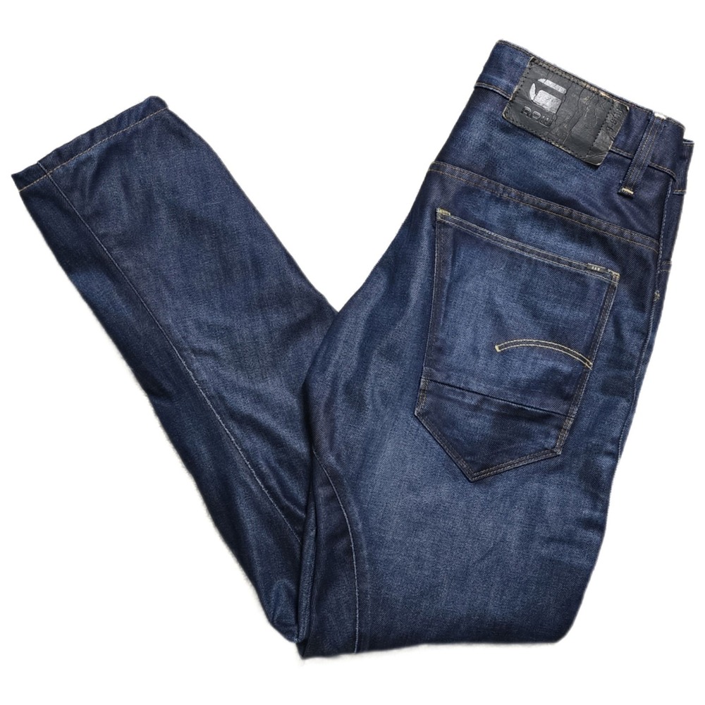 G Star Raw Mens Arc 3D Slim Denim Pants Jeans Size 30x32 Dark Wash - Picture 3 of 16